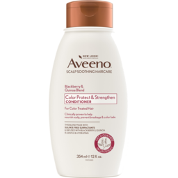 Photo of Aveeno Blackberry & Quinoa Strengthening Conditioner For Colour Treated Hair 354ml