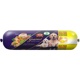 Photo of Vip Petfoods Gourmet Premium Chicken With Fresh Whole Eggs Dog Food Roll 3kg