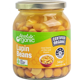 Photo of ABSOLUTE ORGANIC:AO Lupin Beans Glass Jar 340g