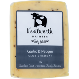 Photo of Kenilworth Garlic & Pepper Club Cheddar Cheese