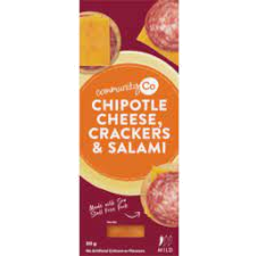 Photo of Community Co Chipotle Cheese,Crackers & Salami