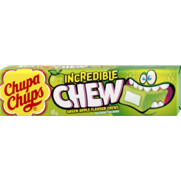 Photo of Chupa Chups Incredible Chew Green Apple Flavour 45g