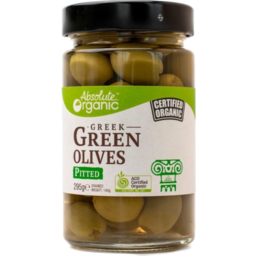 Photo of Absolute Organic Green Olives Pitted 280g