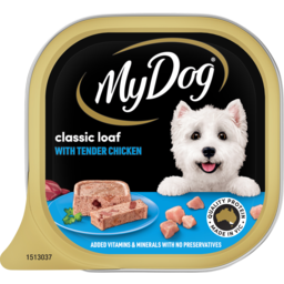 Photo of My Dog Adult Wet Dog Classic Loaf With Tender Chicken 100g Tray 100g