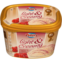 Photo of Nestle Peters Light & Creamy Raspberry Ripple