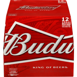 Photo of Budweiser Beer Lager 12 X 355ml