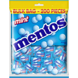 Photo of Confectionery, Mentos Mint Individually-wrapped 200-pack