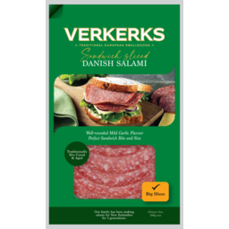 Photo of Verkerks Sandwich Salami Danish 100g