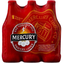 Photo of Mercury Draught Cider 6x375mL