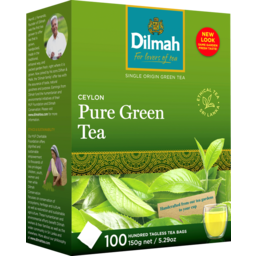 Photo of Dilmah Tea Bags Pure Ceylon Green 100 Pack