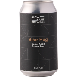 Photo of Slowlane Brewing Bear Hug Barrel Aged Brown Sour Ale Can