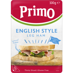 Photo of Primo Thinly Sliced English Style Leg Ham 100g