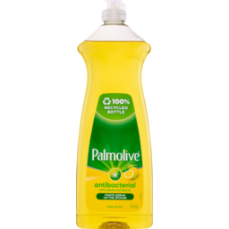 Photo of Palmolive Regular Antibacterial Dishwashing Liquid, 750ml, With Lemon Extracts, Fights Germs On The Sponge 750ml