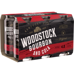 Photo of Woodstock Bourbon & Cola 4.8% Cans