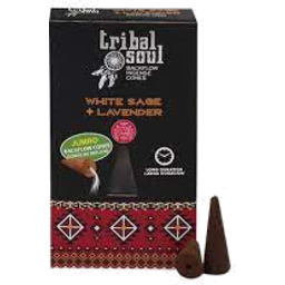 Photo of Tribal Soul - Jumbo Backflow Cones - White Sage & Lavender