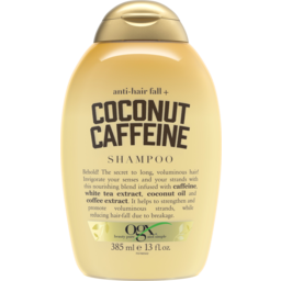Photo of Ogx Anti Hair Fall + Coconut Caffeine Strengthening Shampoo For Damaged & Fine Hair 385ml