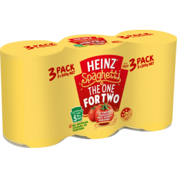 Photo of Heinz® Spaghetti The One For Two Multipack 3x300g