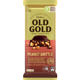 Photo of Cadbury Old Gold Dark Chocolate Peanut Brittle 175g 175g