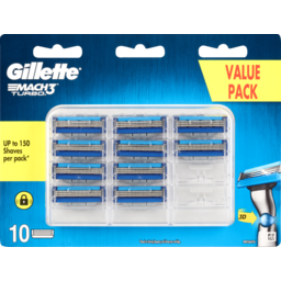 Photo of Gillette Mach3 Turbo Shavers 10 Pack