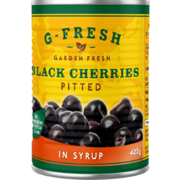 Photo of G Fresh Pitted Black Cherries In Syrup
