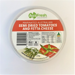 Photo of Ausfresh Fresh Marinated Sundried Tomato & Fetta 150gm