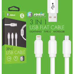 Photo of Esonic 3 In 1 USB Flat bCable
