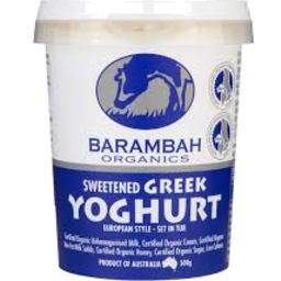 Photo of Barambah Yoghurt Greek (Sweetened) 500g