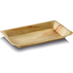 Photo of Alpen Palm Leaf Rectangle Plate 7inch 25pk