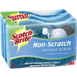 Photo of Scotch-Brite Non-Scratch Sponge Scrub 3pk
