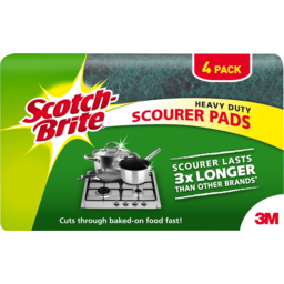 Photo of Scotch Brite Heavy Duty Scourer Pads 4 Pack