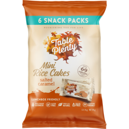 Photo of Table Of Plenty Salted Caramel Mini Rice Cakes 6 Pack 84g