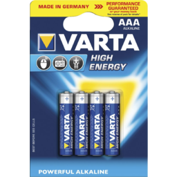 Photo of Varta High Energy Batt Aaa 4pk