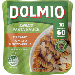 Photo of Dolmio Express Pasta Sauce Creamy Tomato & Mozzarella
