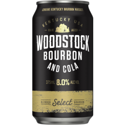 Photo of Woodstock Bourbon & Cola 8% 375ml