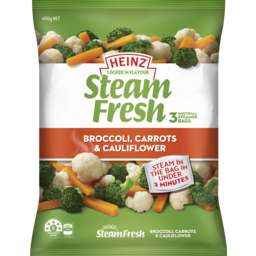 Photo of Heinz Steamfresh Broccoli, Carrots & Cauliflower 450g