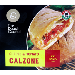 Photo of The Dough Council Calzone Twin Pack Cheese And Tomato