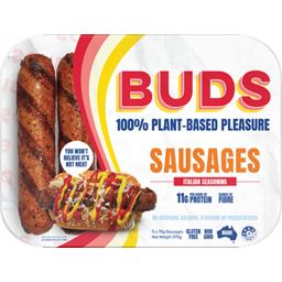 Photo of Love Buds Sausages Plant Based 375gm