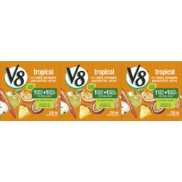 Photo of Campbells V8 Fusion Tropical Fruit & Veggie Juice 3x250ml