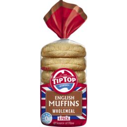 Photo of Tiptop Bakery Tip Top Wholemeal English Muffin