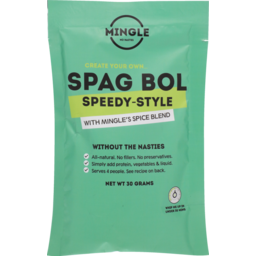 Photo of Mingle Seasoning Spice Meal Blend Spag Bol 30g
