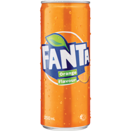 Photo of Fanta Orange Soft Drink Mini Can