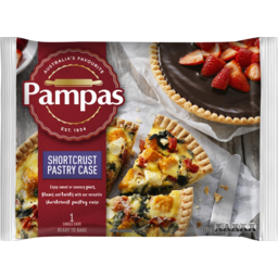 Photo of Pampas Frozen Shortcrust Pastry Single Pie Case 220g