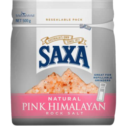 Photo of Saxa® Natural Pink Himalayan Rock Salt 500g 500g