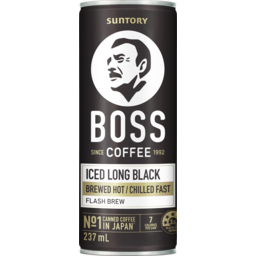 Photo of Boss Coffee Iced Long Black Can