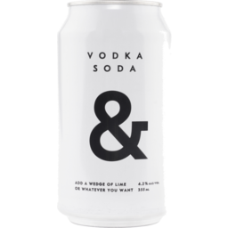 Photo of Vodka Soda & Rtd Can
