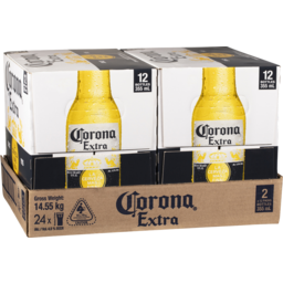 Photo of Corona Extra Beer Bottle 355ml 2x12pk