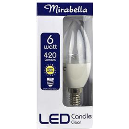 Photo of Mirabella Led Candle Small Edison Screw Clear