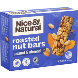 Photo of Nice & Natural Peanut & Almond Nut Bar 6 Pack