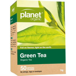 Photo of PLANET ORGANIC:PO Green Tea Bags 50 Organic