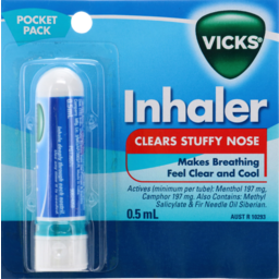 Photo of Vicks Nasal Decongestant Inhaler 0.5 ml